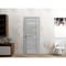 Sartodoors Solid French Door 24 x 84in, Quadro 4445 Light Grey Oak W/ Frosted Glass, Sgl Panel Frame Trim QUADRO4445ID-OAK-2484 - alternate 5